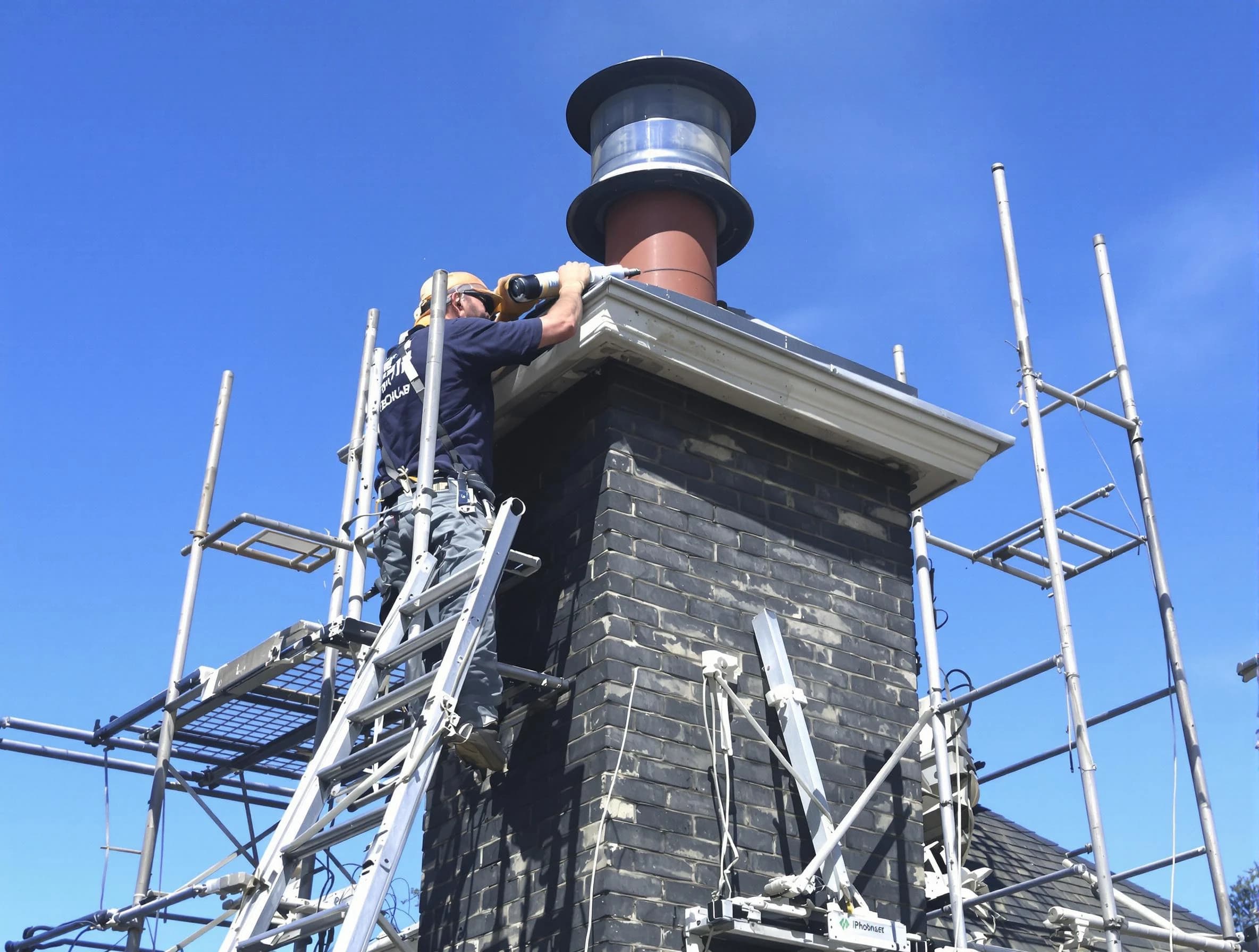 Sturdy chimney crown finished by Sherrelwood Chimney Sweep in Sherrelwood, CO