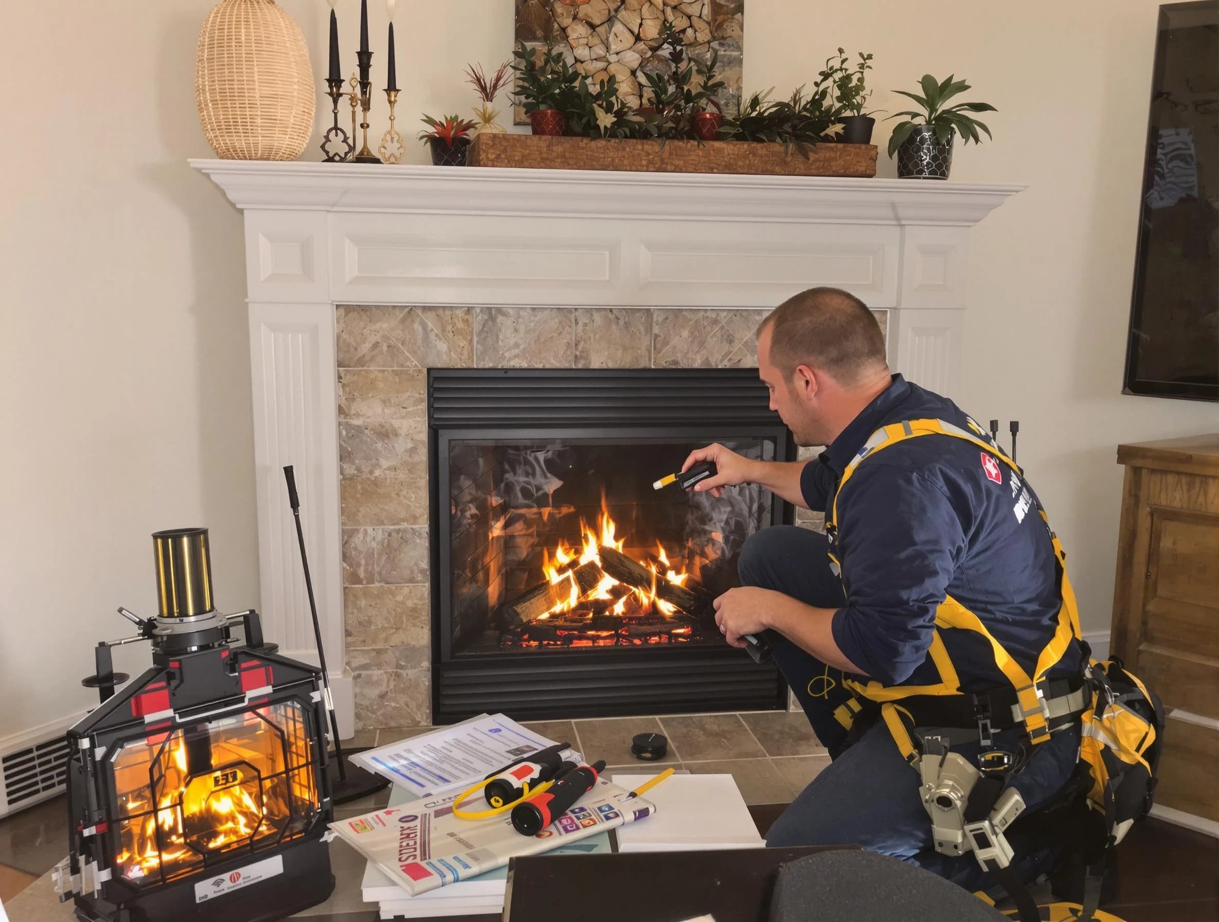 Safety-focused fireplace inspection by Sherrelwood Chimney Sweep in Sherrelwood, CO
