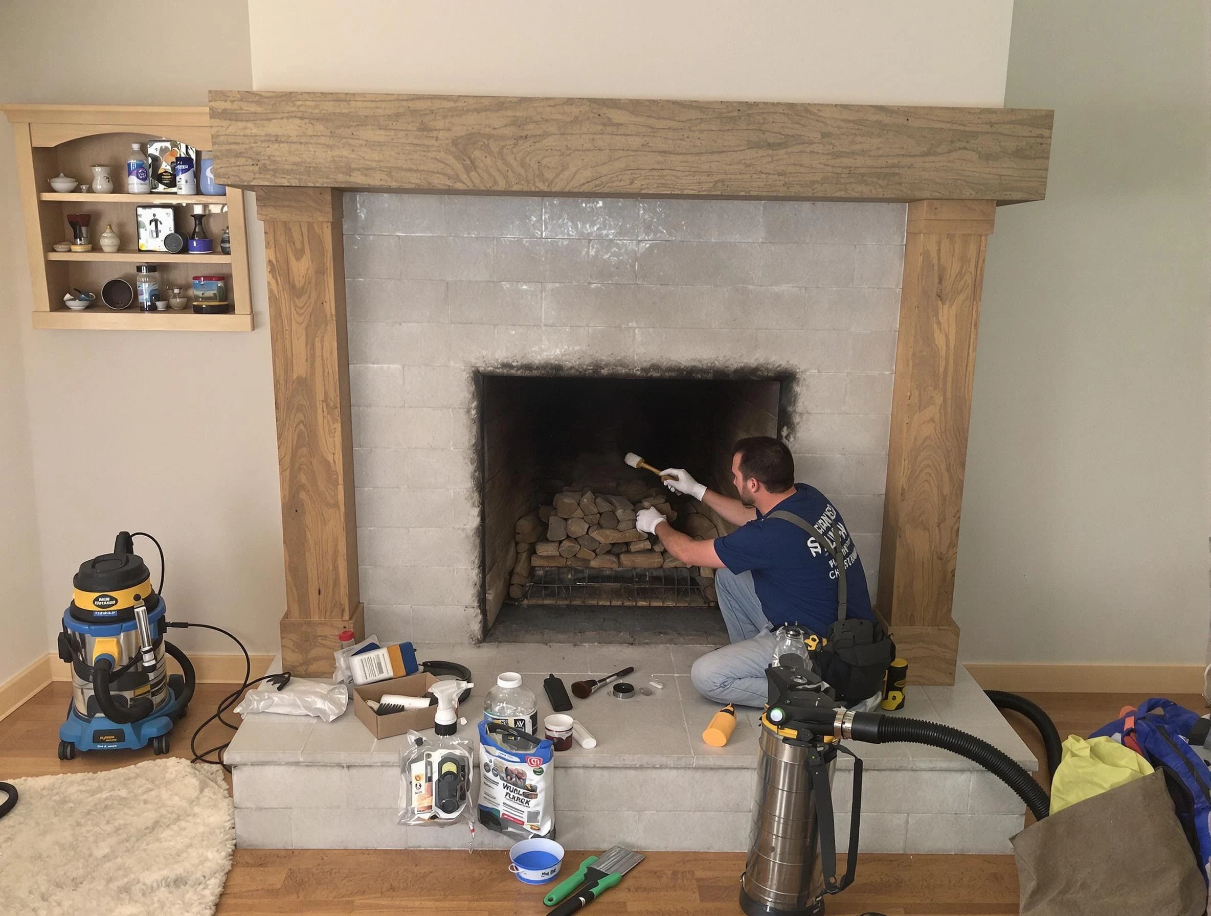 Detailed creosote removal process by Sherrelwood Chimney Sweep in Sherrelwood, CO