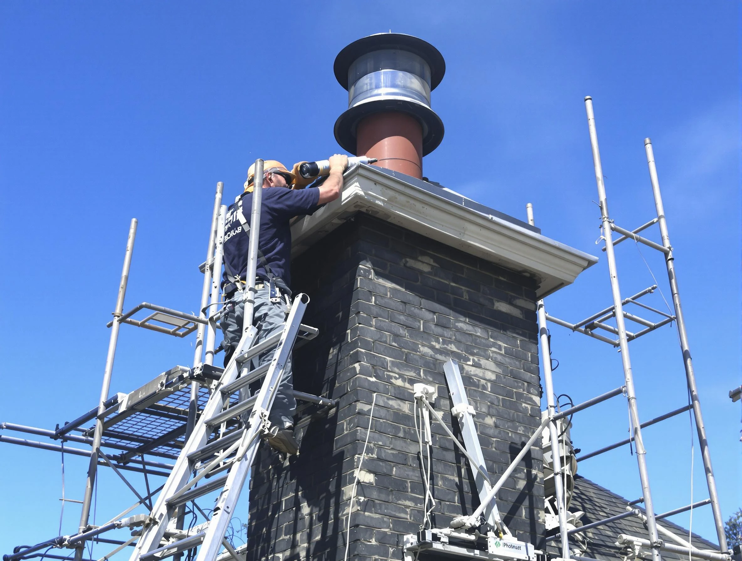 Sturdy chimney crown finished by Sherrelwood Chimney Sweep in Sherrelwood, CO