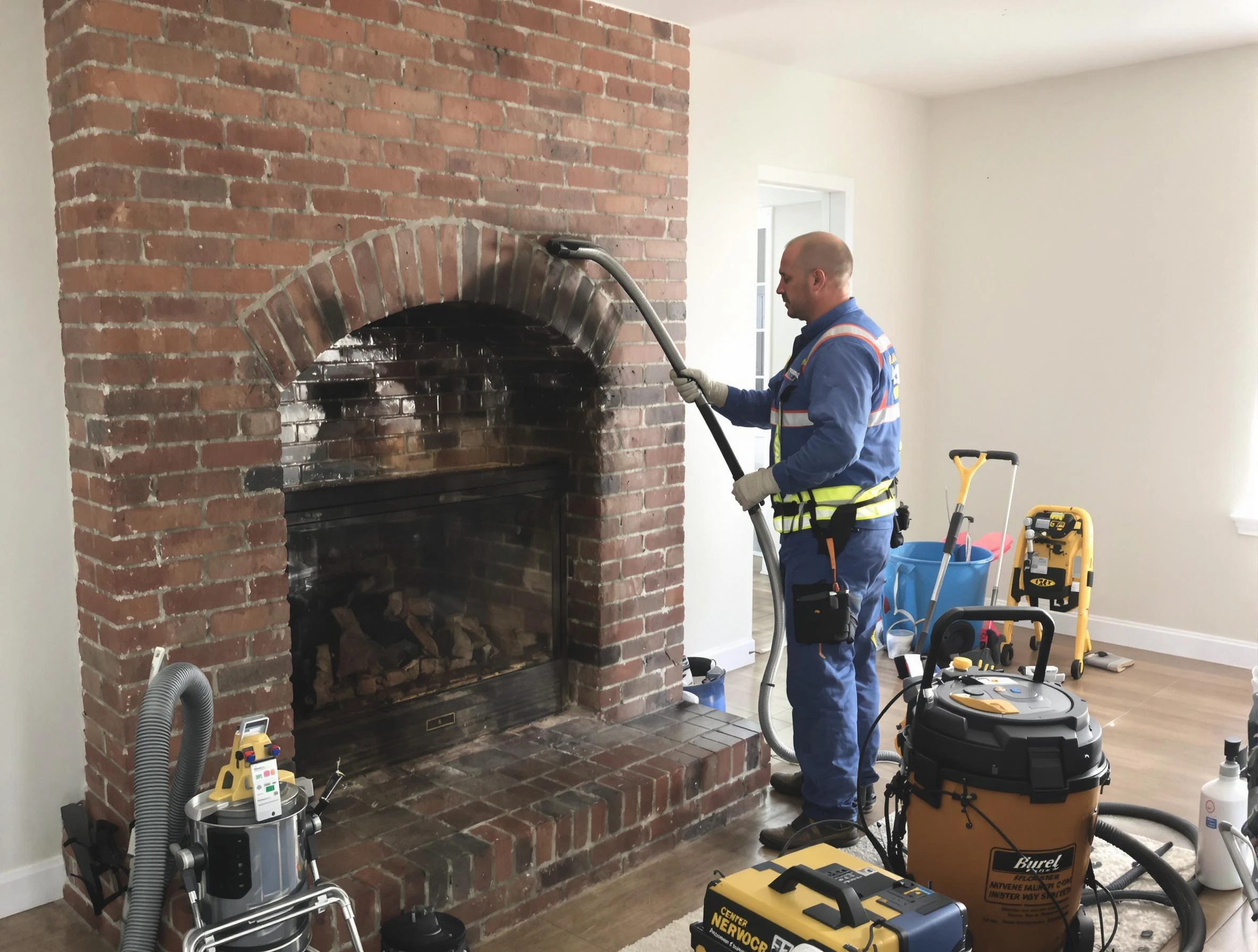 Sherrelwood Chimney Sweep expert performing detailed chimney sweep in Sherrelwood, CO