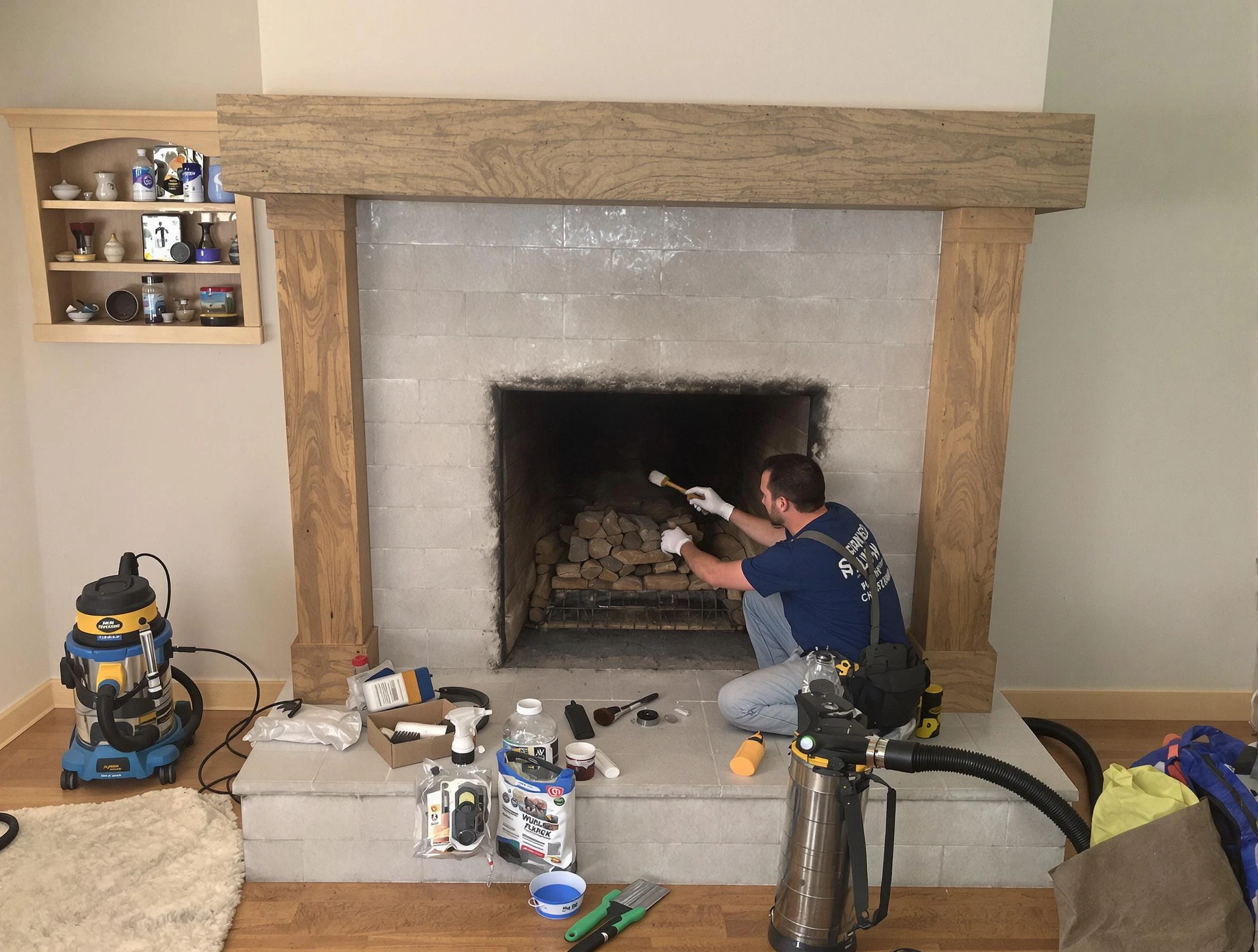 Detailed creosote removal process by Sherrelwood Chimney Sweep in Sherrelwood, CO