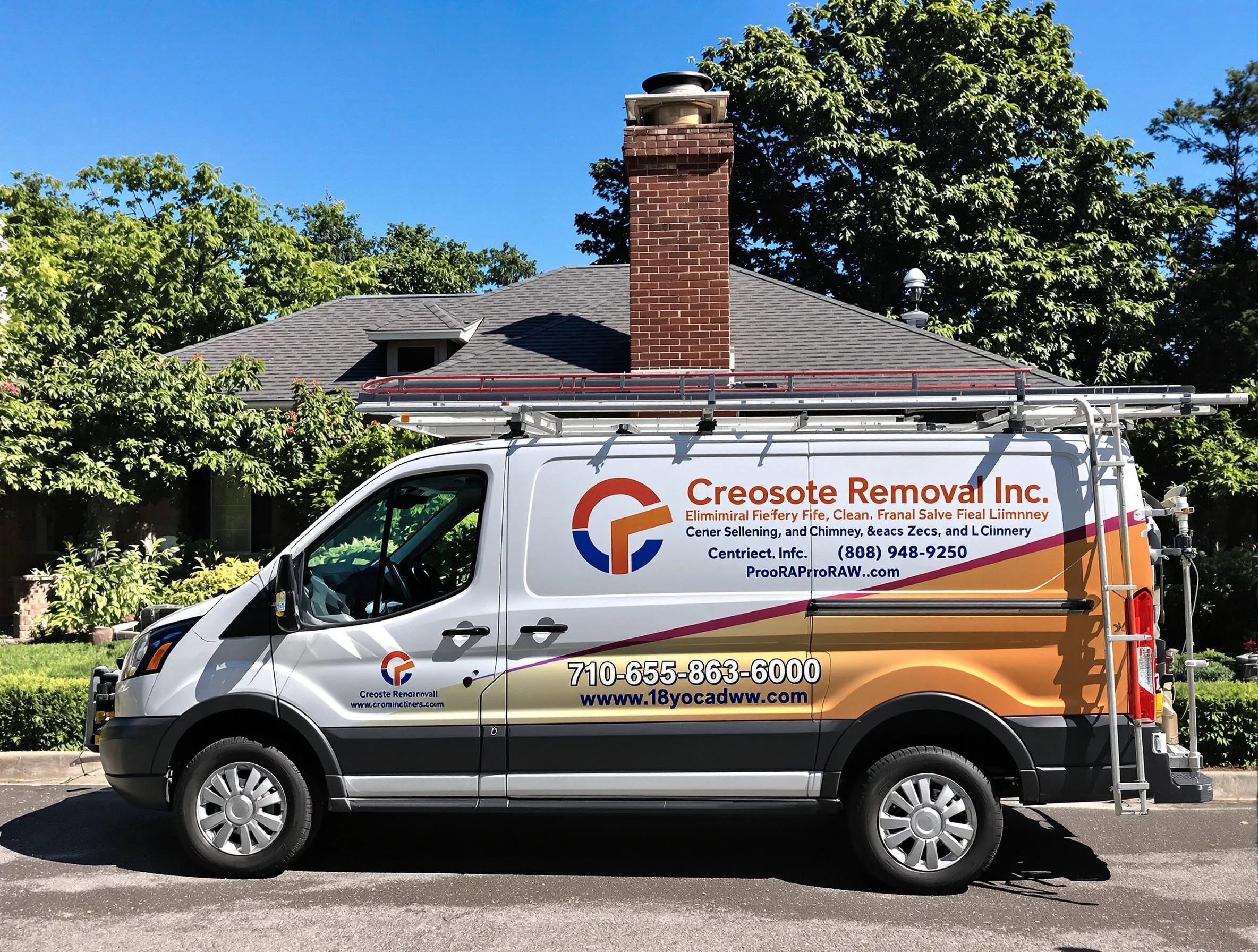 Sherrelwood Chimney Sweep technician removing creosote safely in Sherrelwood, CO